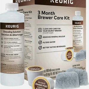 3-Month Brewer Care Kit for Most Keurig Coffee Makers